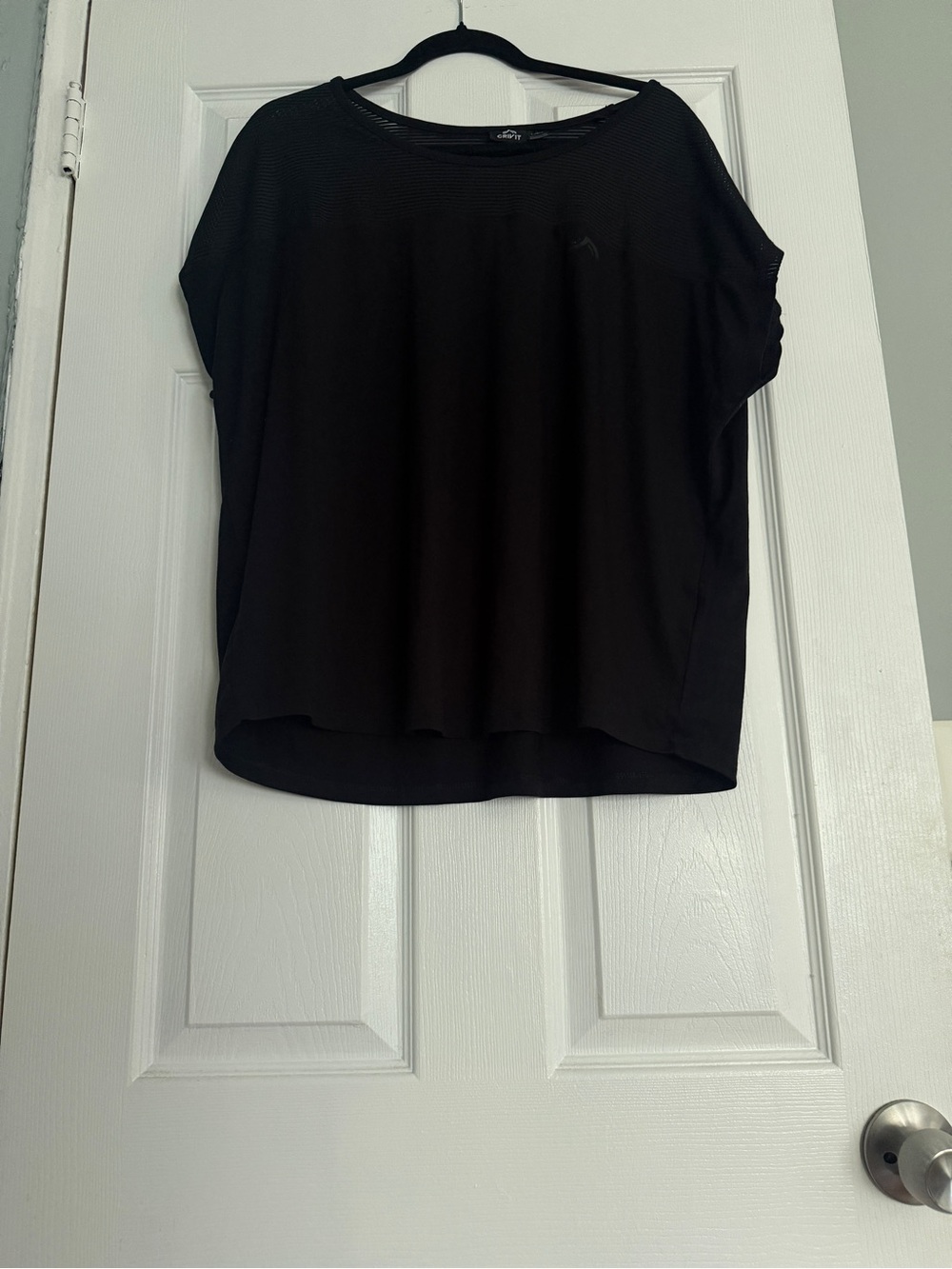 Black Relaxed Short Sleeve Tee by Apt. 9